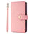 Leather Case Stands Flip Cover L06 Holder for Samsung Galaxy S20 Plus 5G Rose Gold