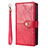 Leather Case Stands Flip Cover L06 Holder for Samsung Galaxy S20 Ultra 5G Red