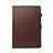 Leather Case Stands Flip Cover L06 Holder for Samsung Galaxy Tab S5e 4G 10.5 SM-T725 Brown