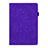 Leather Case Stands Flip Cover L06 Holder for Samsung Galaxy Tab S6 Lite 10.4 SM-P610 Purple