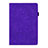 Leather Case Stands Flip Cover L06 Holder for Samsung Galaxy Tab S6 Lite 4G 10.4 SM-P615 Purple