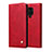 Leather Case Stands Flip Cover L06 Holder for Xiaomi Poco M2 Pro Red