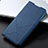 Leather Case Stands Flip Cover L06 Holder for Xiaomi Redmi K30i 5G Blue