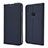 Leather Case Stands Flip Cover L06 Holder for Xiaomi Redmi Note 7 Pro Blue