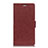 Leather Case Stands Flip Cover L07 Holder for Alcatel 1X (2019) Red Wine