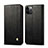 Leather Case Stands Flip Cover L07 Holder for Apple iPhone 12 Pro Max Black