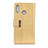 Leather Case Stands Flip Cover L07 Holder for Asus Zenfone Max ZB555KL Gold