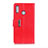 Leather Case Stands Flip Cover L07 Holder for Asus Zenfone Max ZB555KL Red