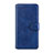 Leather Case Stands Flip Cover L07 Holder for Huawei Honor 9A Blue