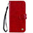 Leather Case Stands Flip Cover L07 Holder for Huawei Nova 3e Red