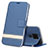 Leather Case Stands Flip Cover L07 Holder for Huawei Nova 5i Pro Blue