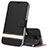 Leather Case Stands Flip Cover L07 Holder for Huawei Nova 5z Black