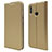 Leather Case Stands Flip Cover L07 Holder for Huawei P Smart (2019) Gold