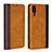 Leather Case Stands Flip Cover L07 Holder for Huawei P20 Orange