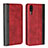 Leather Case Stands Flip Cover L07 Holder for Huawei P20 Red