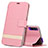 Leather Case Stands Flip Cover L07 Holder for Huawei Y9s Pink