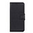 Leather Case Stands Flip Cover L07 Holder for Motorola Moto Edge Black