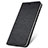 Leather Case Stands Flip Cover L07 Holder for Oppo A9 (2020) Black