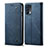 Leather Case Stands Flip Cover L07 Holder for Oppo Reno5 5G Blue