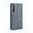 Leather Case Stands Flip Cover L07 Holder for Realme XT Blue