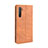 Leather Case Stands Flip Cover L07 Holder for Realme XT Orange