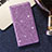 Leather Case Stands Flip Cover L07 Holder for Samsung Galaxy S20 Ultra 5G Purple