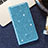 Leather Case Stands Flip Cover L07 Holder for Samsung Galaxy S20 Ultra 5G Sky Blue