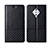 Leather Case Stands Flip Cover L07 Holder for Vivo X50 Lite Black
