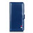 Leather Case Stands Flip Cover L07 Holder for Xiaomi Mi 10 Lite Blue