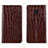Leather Case Stands Flip Cover L07 Holder for Xiaomi Redmi 8A Brown