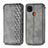 Leather Case Stands Flip Cover L07 Holder for Xiaomi Redmi 9C NFC Gray