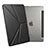 Leather Case Stands Flip Cover L08 for Apple New iPad 9.7 (2017) Black