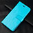 Leather Case Stands Flip Cover L08 Holder for Huawei Honor 10 Lite Sky Blue