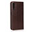 Leather Case Stands Flip Cover L08 Holder for Huawei Honor 9X Pro Brown