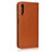 Leather Case Stands Flip Cover L08 Holder for Huawei Honor 9X Pro Orange