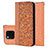 Leather Case Stands Flip Cover L08 Holder for Huawei Mate 20 Pro Orange