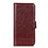 Leather Case Stands Flip Cover L08 Holder for Huawei Y6p Brown