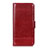 Leather Case Stands Flip Cover L08 Holder for Huawei Y6p Red