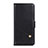 Leather Case Stands Flip Cover L08 Holder for LG K52 Black