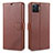 Leather Case Stands Flip Cover L08 Holder for Oppo Reno4 Lite