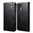 Leather Case Stands Flip Cover L08 Holder for Oppo Reno5 5G Black
