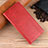 Leather Case Stands Flip Cover L08 Holder for Samsung Galaxy M31 Prime Edition Red