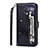Leather Case Stands Flip Cover L08 Holder for Samsung Galaxy S20 Ultra 5G Black