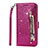 Leather Case Stands Flip Cover L08 Holder for Samsung Galaxy S20 Ultra 5G Hot Pink