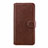 Leather Case Stands Flip Cover L08 Holder for Xiaomi Poco M2 Pro Brown