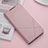 Leather Case Stands Flip Cover L08 Holder for Xiaomi Redmi 8A Rose Gold