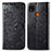 Leather Case Stands Flip Cover L08 Holder for Xiaomi Redmi 9C Black
