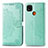 Leather Case Stands Flip Cover L08 Holder for Xiaomi Redmi 9C Matcha Green