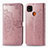 Leather Case Stands Flip Cover L08 Holder for Xiaomi Redmi 9C Rose Gold
