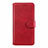 Leather Case Stands Flip Cover L08 Holder for Xiaomi Redmi Note 9S Red